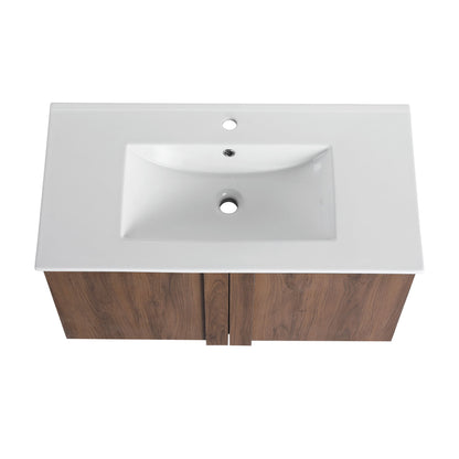 Floating Bathroom Vanity With Sink Combo