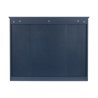 Wall Mounted Medicine Cabinet With Mirror, Storage Cabinet Featuring 6 Open Shelves And Adjustable Interior