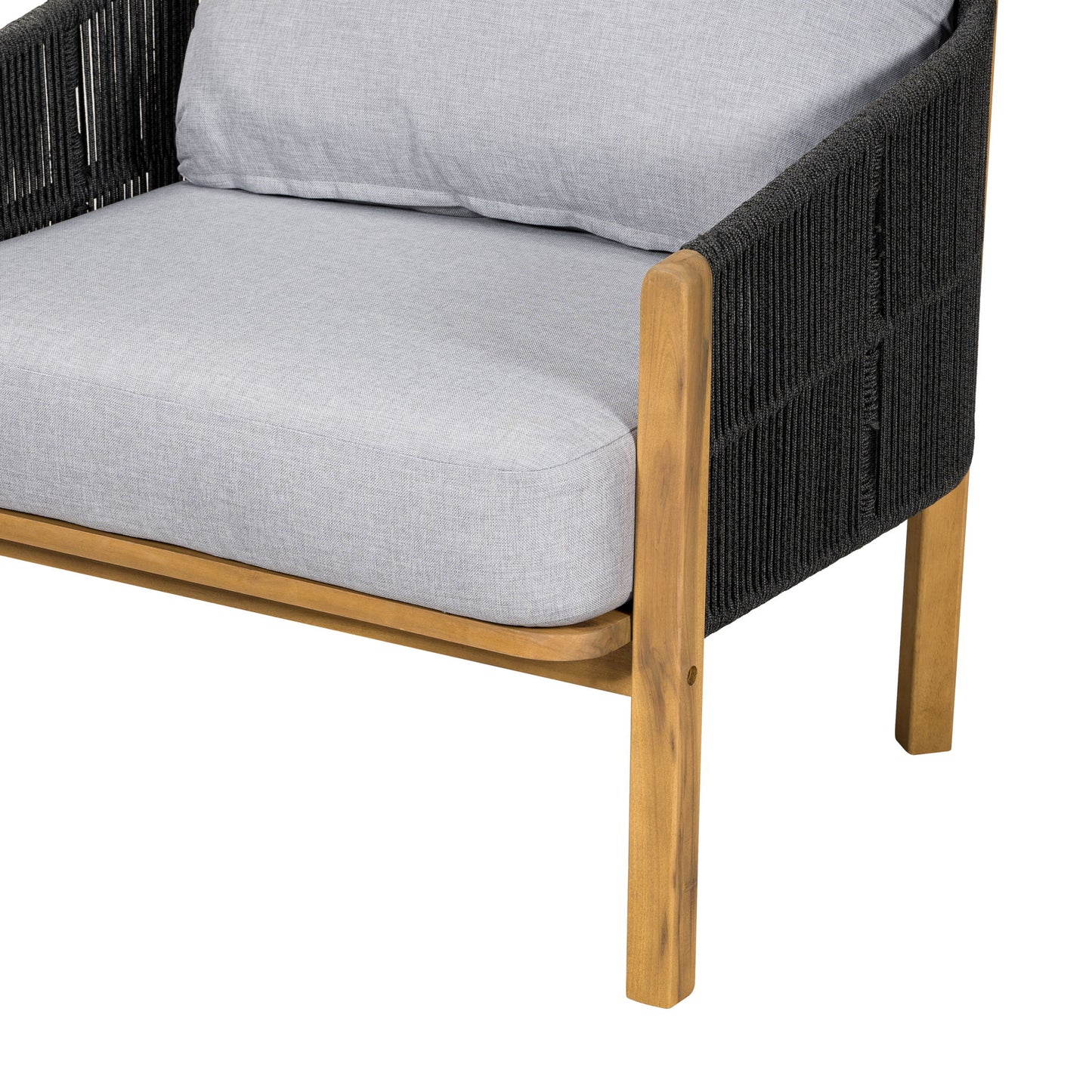 Grotta - Outdoor Wood Club Chair (Set of 2)