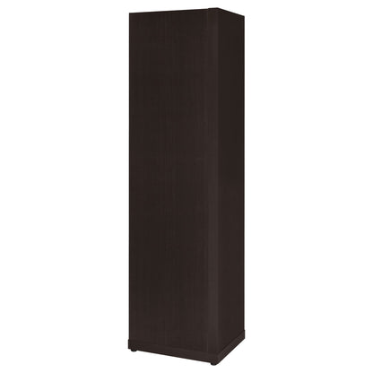 6 Tier Corner Bookcase - Cappuccino