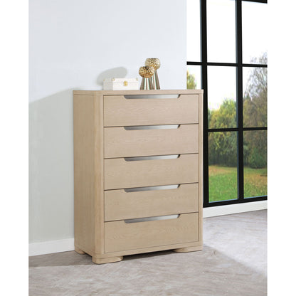 Mirador - 5 Drawer Bedroom Chest - Natural