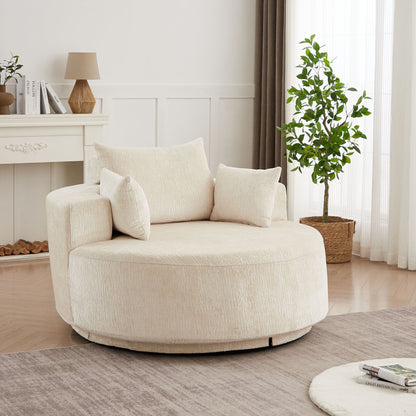Single 360 Degree Swivel Chair For Living Room
