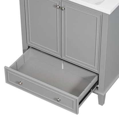 Modern Bathroom Vanity Base Only With Doors And Drawer