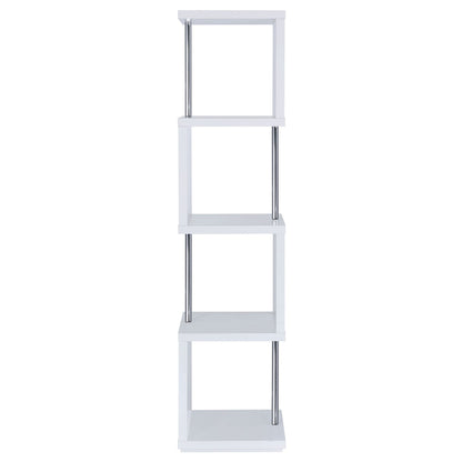 4 Tier Bookcase With Accents