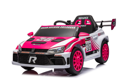 12V4A 20W*2 One Button Start, Forward And Backward, High And Low Speed, Music, Front Light, Power Display, Two Doors Can Open, 2.4G R / C, Seat Belt Four Wheel Absorber Kids Ride On Car