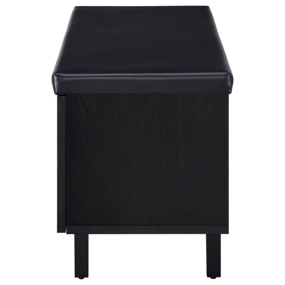 Clackamas - 2 Door Storage Bench With Padded Seat