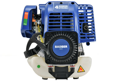 Wild Badger Power Gas 31cc 4-Cycle 2 in 1 Straight Shaft String Trimmer and Brush Cutter Blade with Bonus Harness