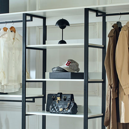 Fiona - Freestanding Walk-In Closet System - White