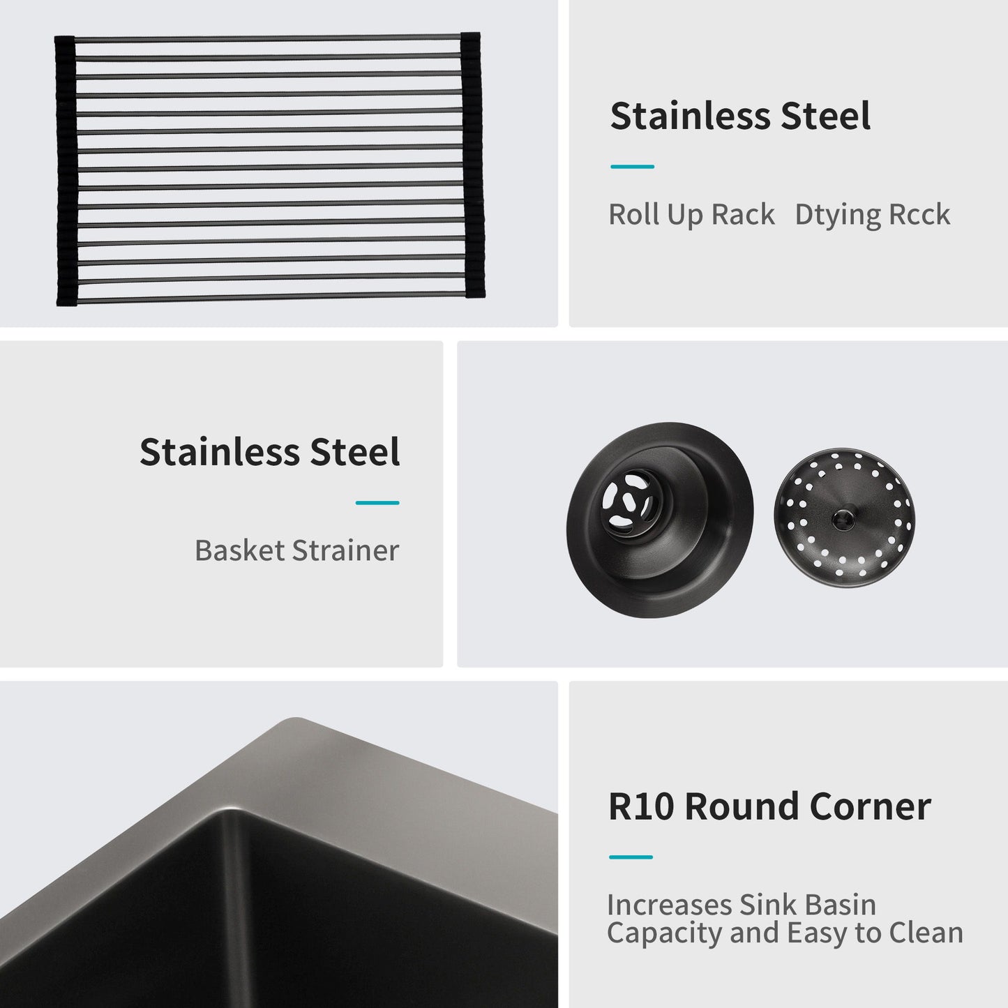 Undermount Kitchen Sink With Deep Single Bowl