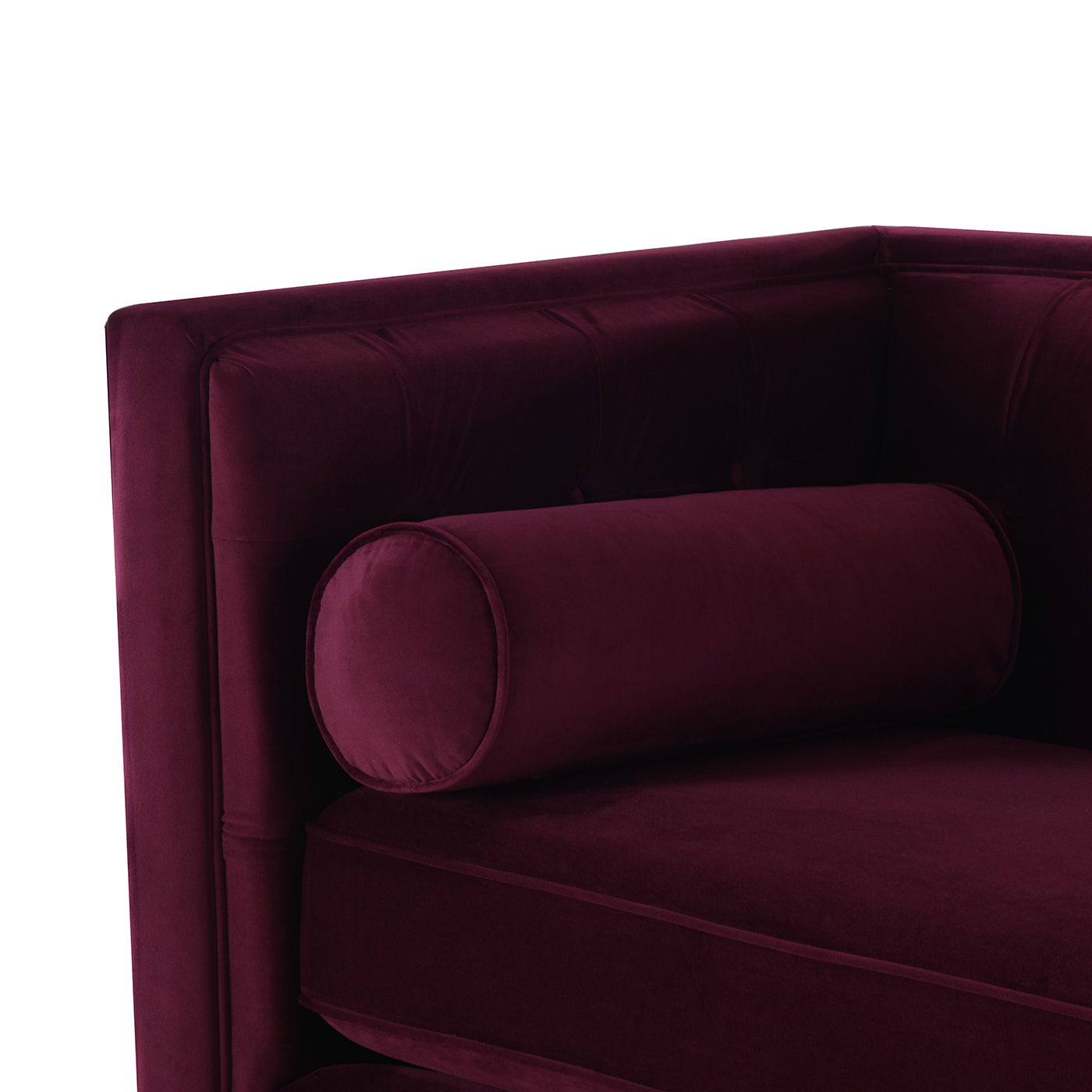 Jack - Modern Tuxedo Tufted Sofa