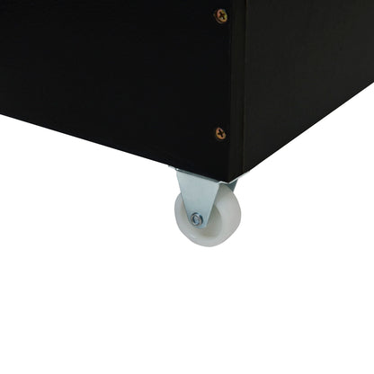 Platform UpholsteredBed With 2 Drawers And Twin Long Trundle