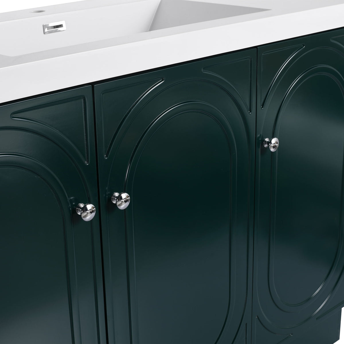 Modern Freestanding Bathroom Vanity With Soft Close Cabinet Doors