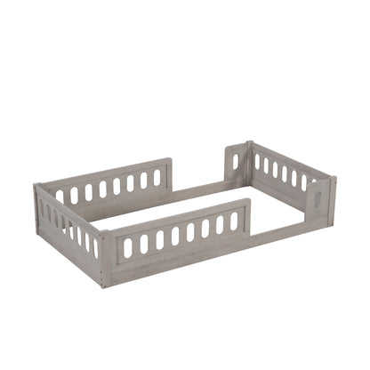 Platform Bed With Guardrail
