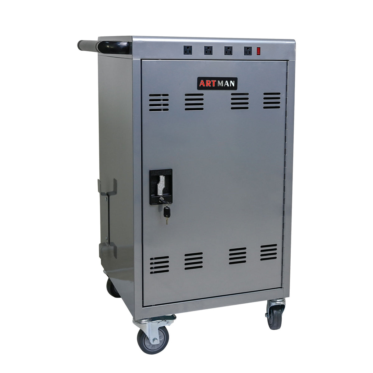 Mobile Charging Cart For Tablets Laptops 35, Device Capacity Matt Metal