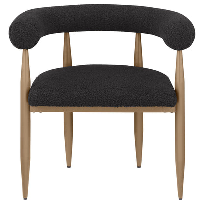 Crofton - Upholstered Dining Arm Chair (Set of 2) - Black