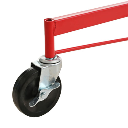 Drywall Lift Panel Hoist Jack Lifter With Caster Wheels And Telescopic Arm