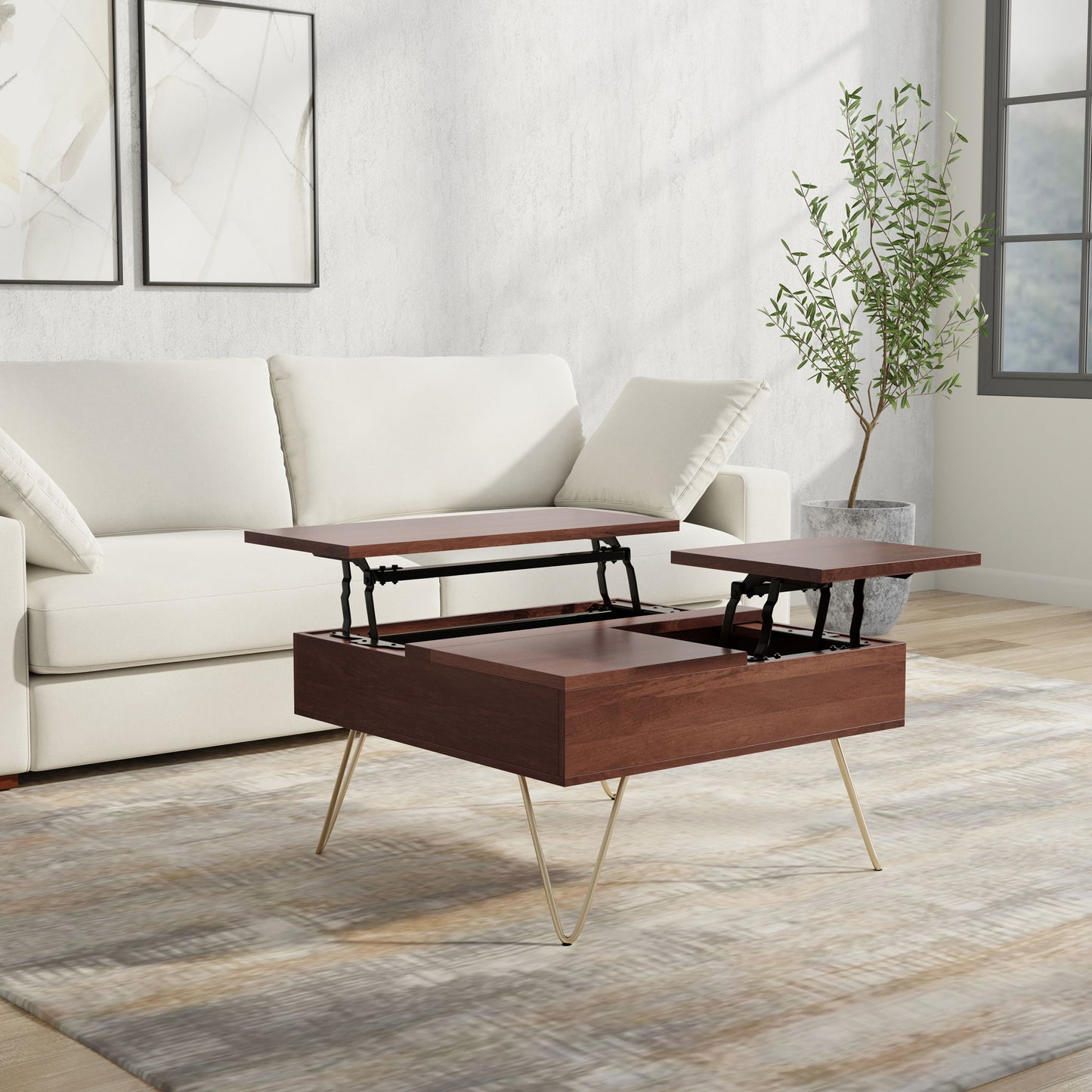 Hunter - Handcrafted Lift Top Coffee Table