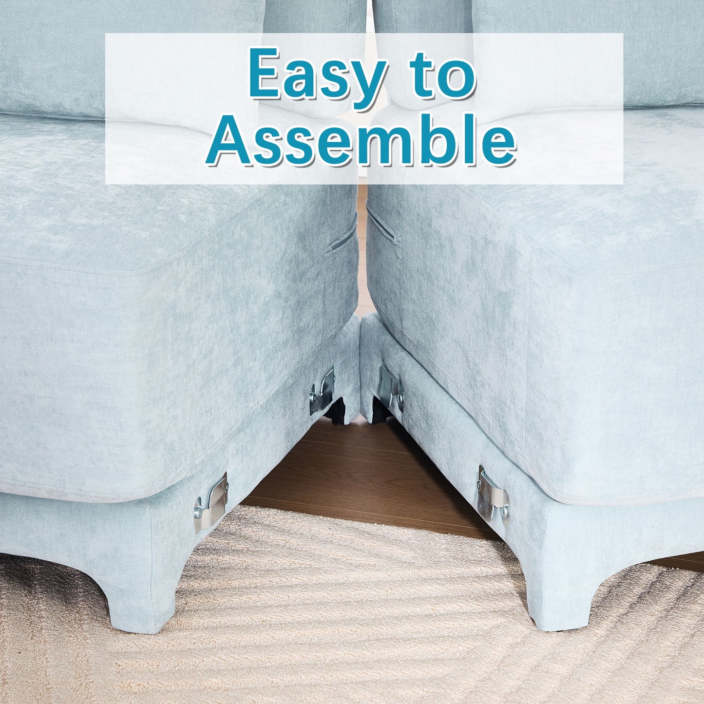 Elegant Sofa With Ergonomic Design And Lumbar Pillows