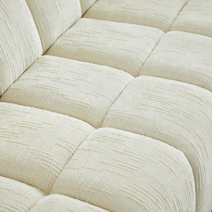 Modern Sofa With Piano Key Backrest
