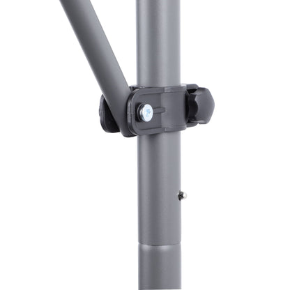 Manual Retractable Patio Awning, UV Resistant Sun Shade With No Drill Installation