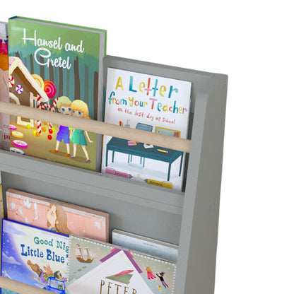 3 Tier Book Shelf, Compact Storage For Bedrooms