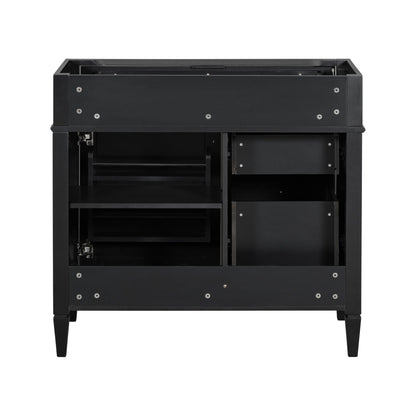 Bathroom Vanity With 2 Drawers And Tip-Out Drawer, Storage Cabinet