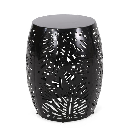 Modern Design Metal End Table, Large