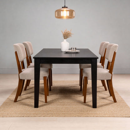 Contemporary Armless Dining Chairs (Set of 2)