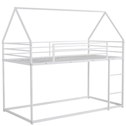 House Bunk Bed With Built In Ladder