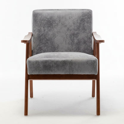 Accent Chair, Classic Mid Century Modern For Extra Seating