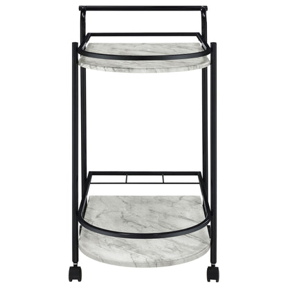Serving Cart With Wine Rack
