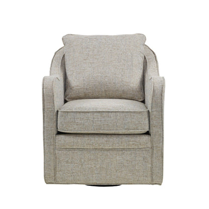 Wide Seat Arm Chair With 360 Degree Rotation