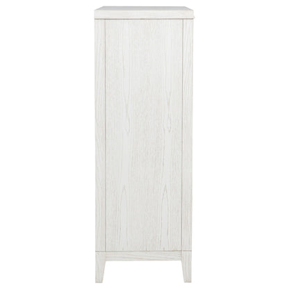 Inverness - 5 Drawer Bedroom Chest - White