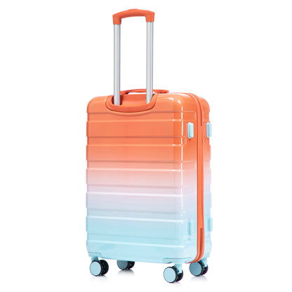 Luggage Set 20" /24" /28" With Combination Lock And Silent Wheels