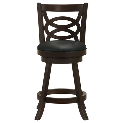 Swivel Counter Stool (Set of 2) - Black