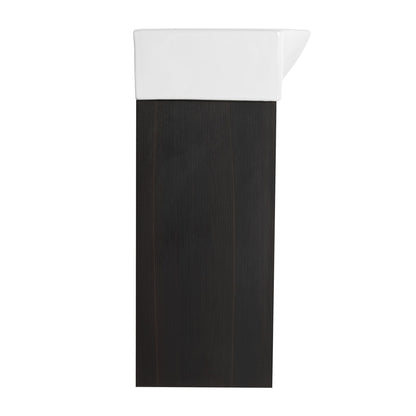 Modern Bathroom Vanity With Ceramic Basin, Wall Mounted Floating Sink Combo, Storage Cabinet