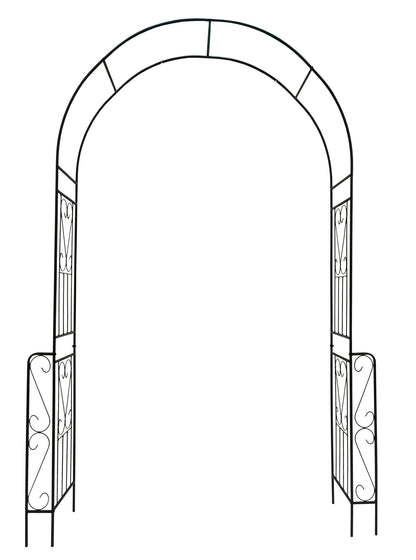Metal Garden Arch Garden Arbor Trellis Climbing Plants Support Rose Arch Outdoor Arch