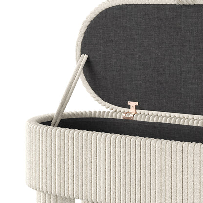 Storage Ottoman Upholstered Bench With Lift Top Storage For Bedroom