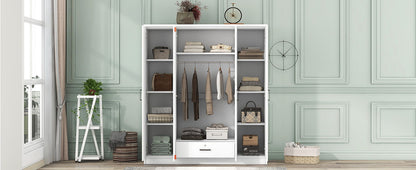 4 Door Wardrobe With 1 Drawer