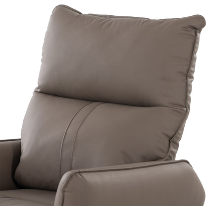 360° Modern Small Rocking Swivel Recliner Chair With Side Pocket