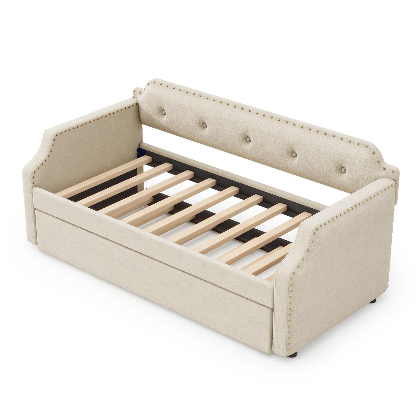 Upholstered Daybed With Trundle