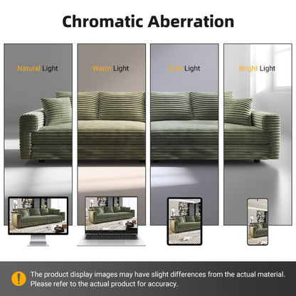 4 Seat Sofa, Modern Comfy Upholstered Sofa Cloud Couch, Deep Seat Couches With Soft Pillows