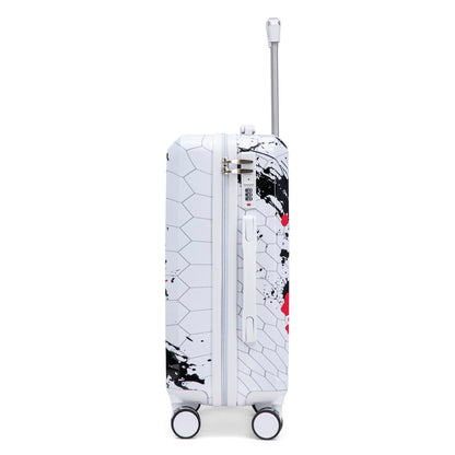 3 Piece With Combination Lock And Silent Wheels