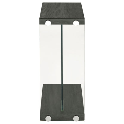 Sampson - C Shaped Side Table - Gray