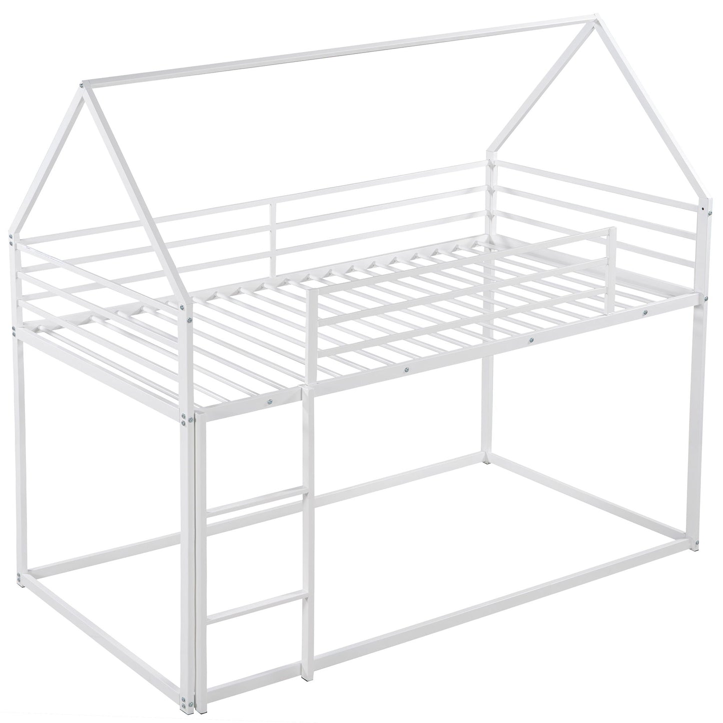 House Bunk Bed With Built In Ladder
