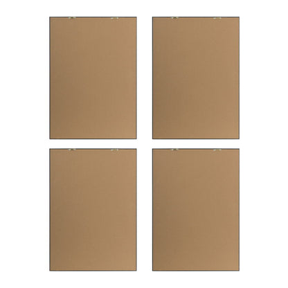 Botanical And Fern Wall Art, Wall Decor For Living Room Dining Room Entryway (Set of 4) - White / Black