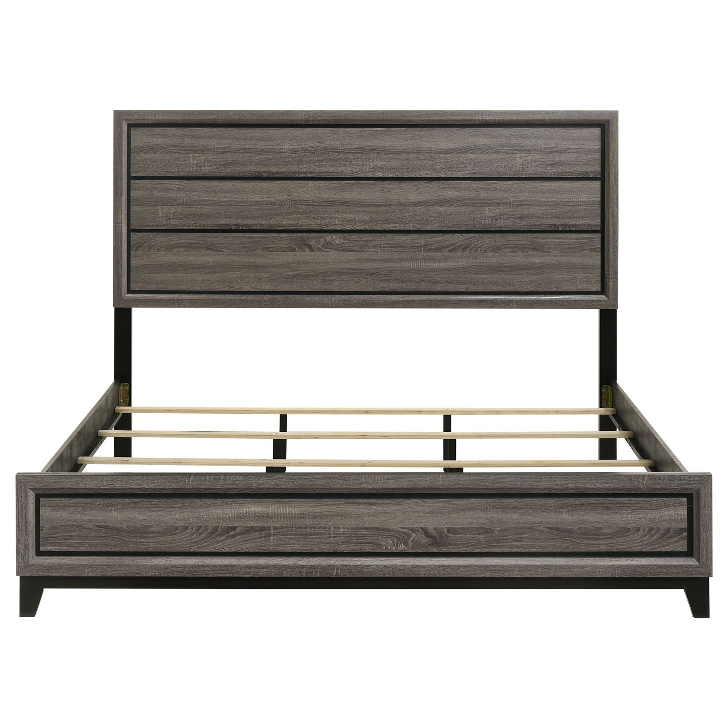 Carina - Eastern King Bed - Oak