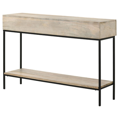 Terrace - 2 Drawer Entryway Console Table - White Washed