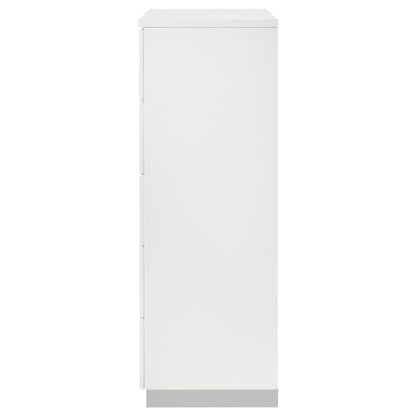 Dulcey - 5 Drawer Bedroom Chest - White