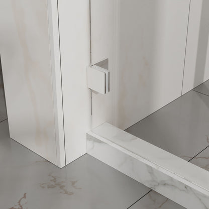 Frameless Tub Sliding Shower Door With Easy Clean Coating